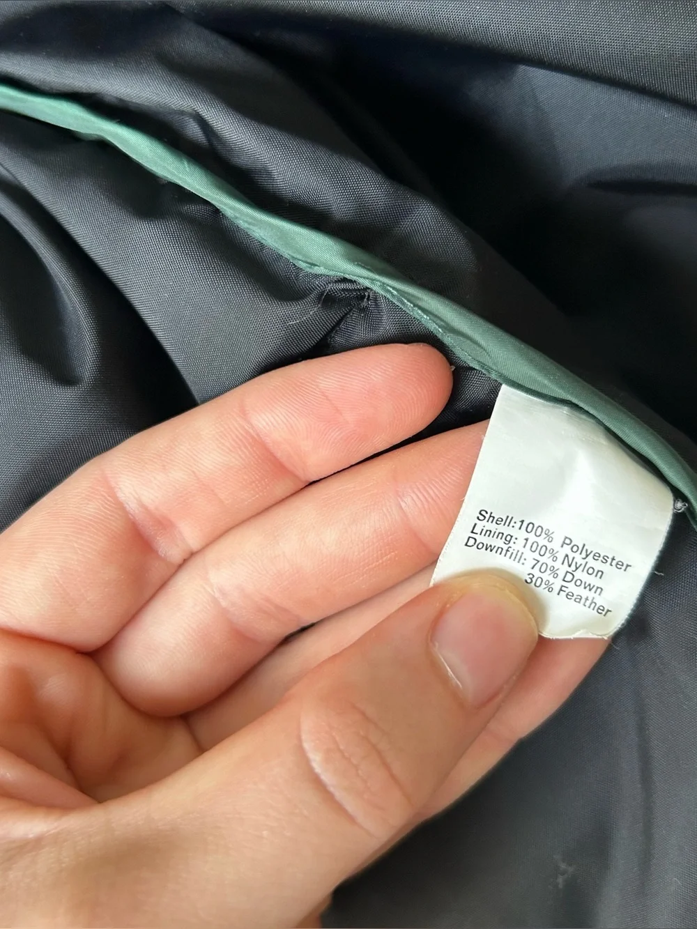 Vintage J. Crew JCPL201 Down Puffer Vest Forest Green Medium